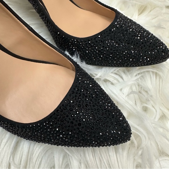 INC International Concepts Women's Zitah Pointed Toe Pumps Black Size 7 M